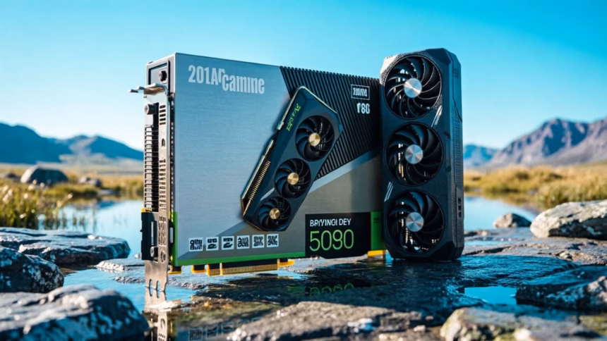 Zotac Restocks RTX 5090 in Japan Despite End-of-Life Rumors | Smart Tech, Sharp Takes - CRYOVEX.com Nvidia geforce rtx 5090 graphics card on a white background