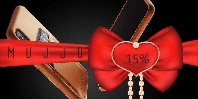 MUJJO's Valentine's Day Gift Guides - Coupon Code | Smart Tech, Sharp Takes - CRYOVEX.com Mujjo valentines day discount header