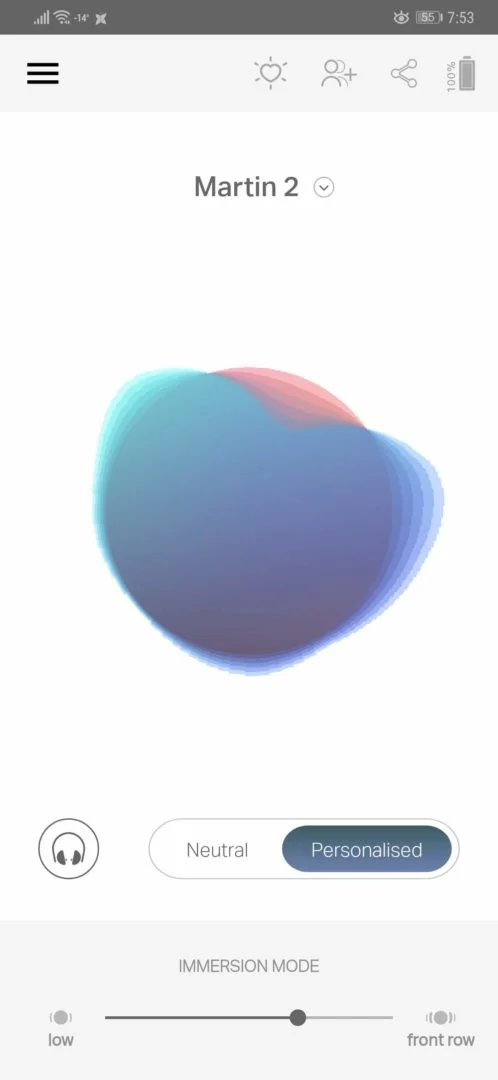 Nuraphone hearing profile