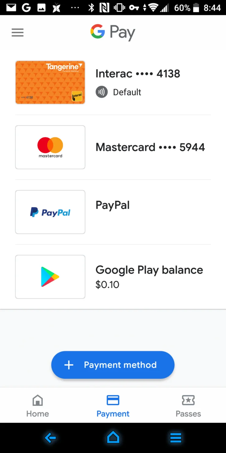 Tangerine google pay canada martin guay ottawa android